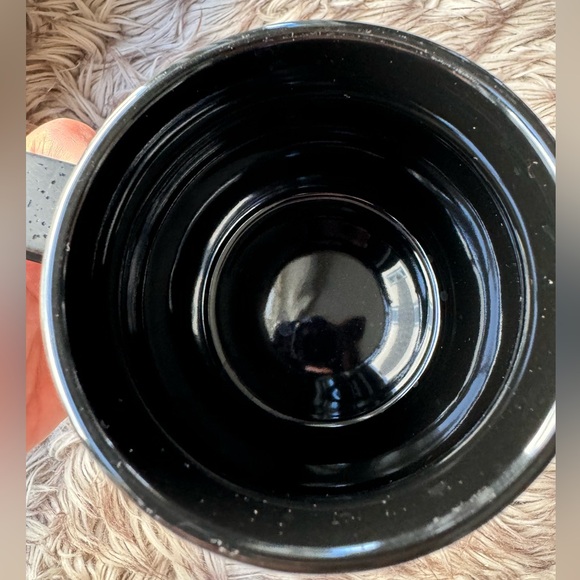 “R” Initial Black Plaid Mug - Picture 3 of 5